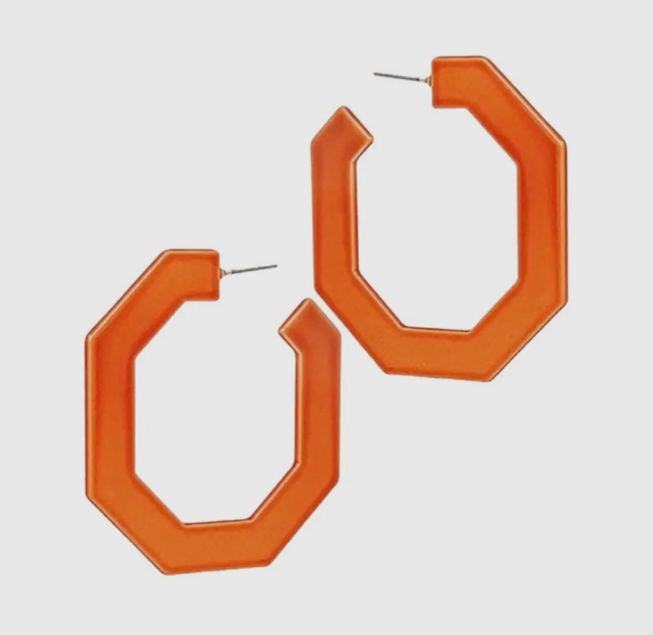 Orange Octagon Hoop