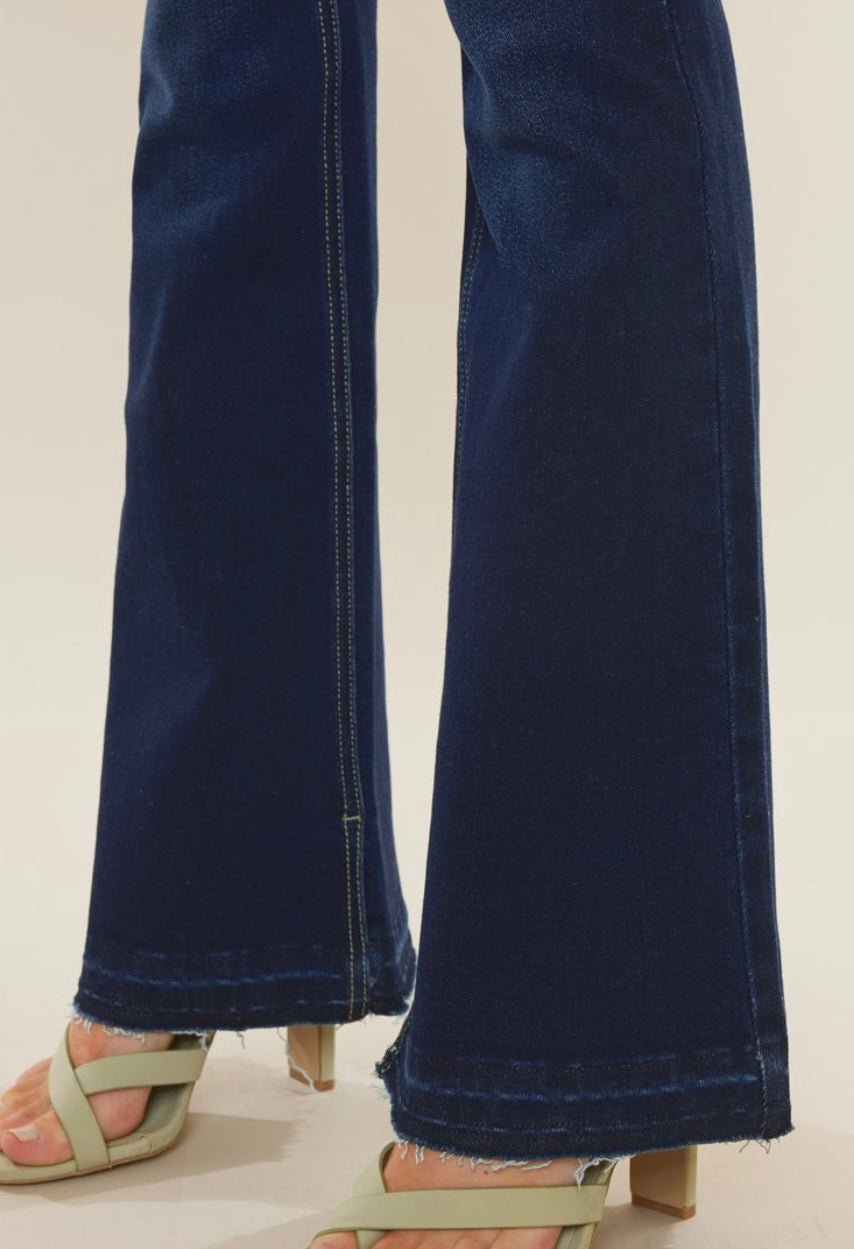 Kancan Mid-Rise Flare Jeans