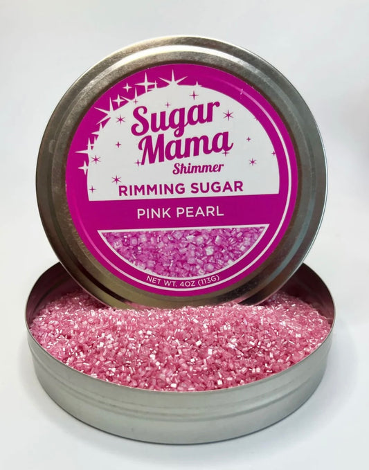 Pink Pearl Rimming Sugar